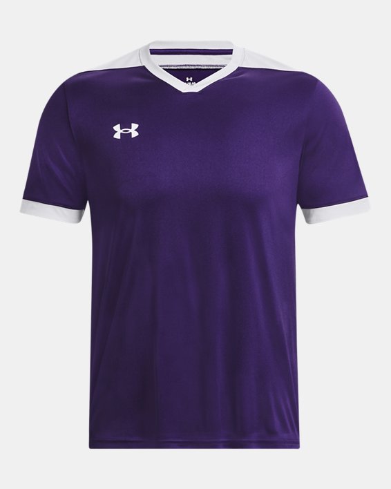 Men's UA Maquina 3.0 Jersey in Purple image number 4